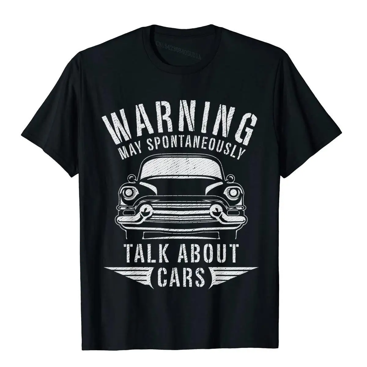 Warning May Spontaneously Talk About Cars Funny Car Mechanic T-Shirt Special Men Tops Tees England Style T Shirt Cotton Japan