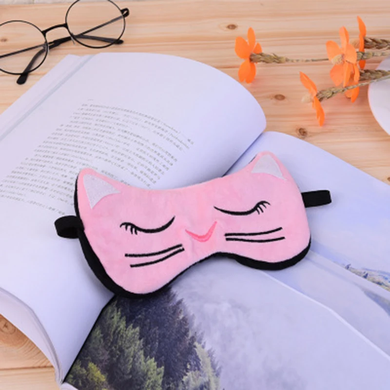 Nette Tier Schlaf Maske Augen Maske Eyeshade Abdeckung Schlafen Augenklappe Weiche Augenbinde Reise Home Party Geschenke Schönheit Werkzeuge