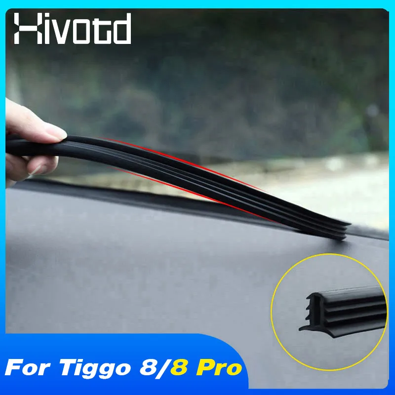 

Dashboard Soundproof Strip Windshield Rubber Sealing Trim Interior Decoration Protect Accessories For Chery Tiggo 8 /Tiggo 8 Pro