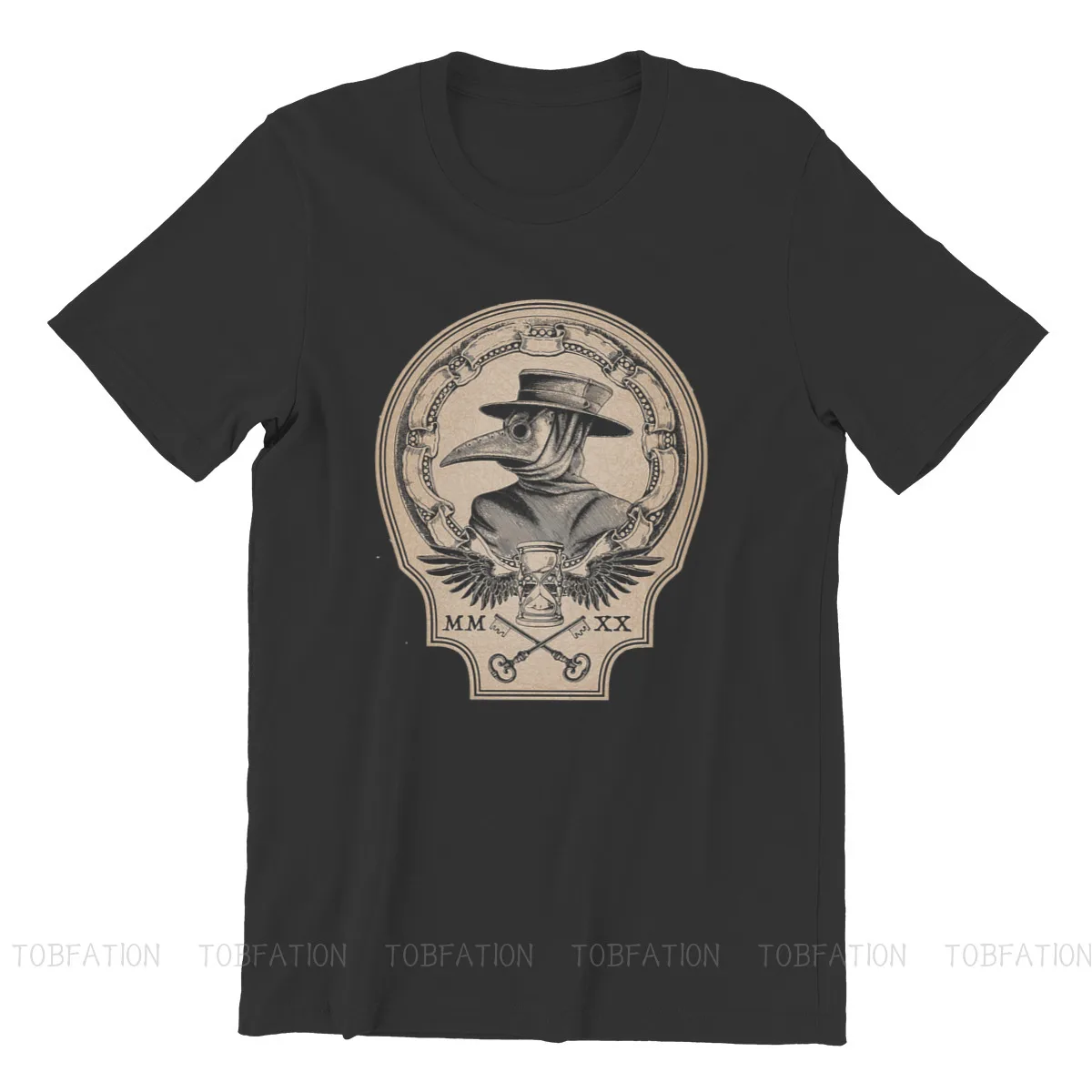 Plague Doctor SCP 049 Man TShirt Vintage Distinctive T Shirt Harajuku Streetwear New Trend