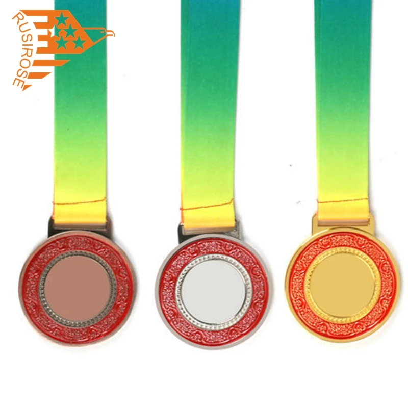 Custom blank metal medal, customized honor metal medals, can directly print text LOGO medals, free design medal, size 70mm