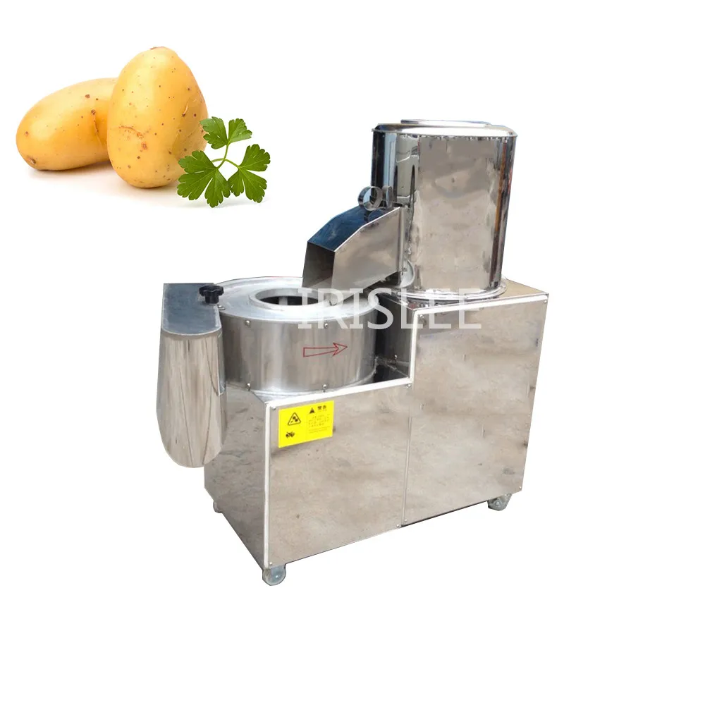 

Potato Cleaning And Peeling Machine Rhizome Vegetable Washing Cutting Slicing Machine