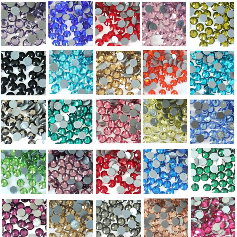 Flower Hot Fix Rhinestones motif crystal rhinestone strass iron on Transfer applique patch for sweater