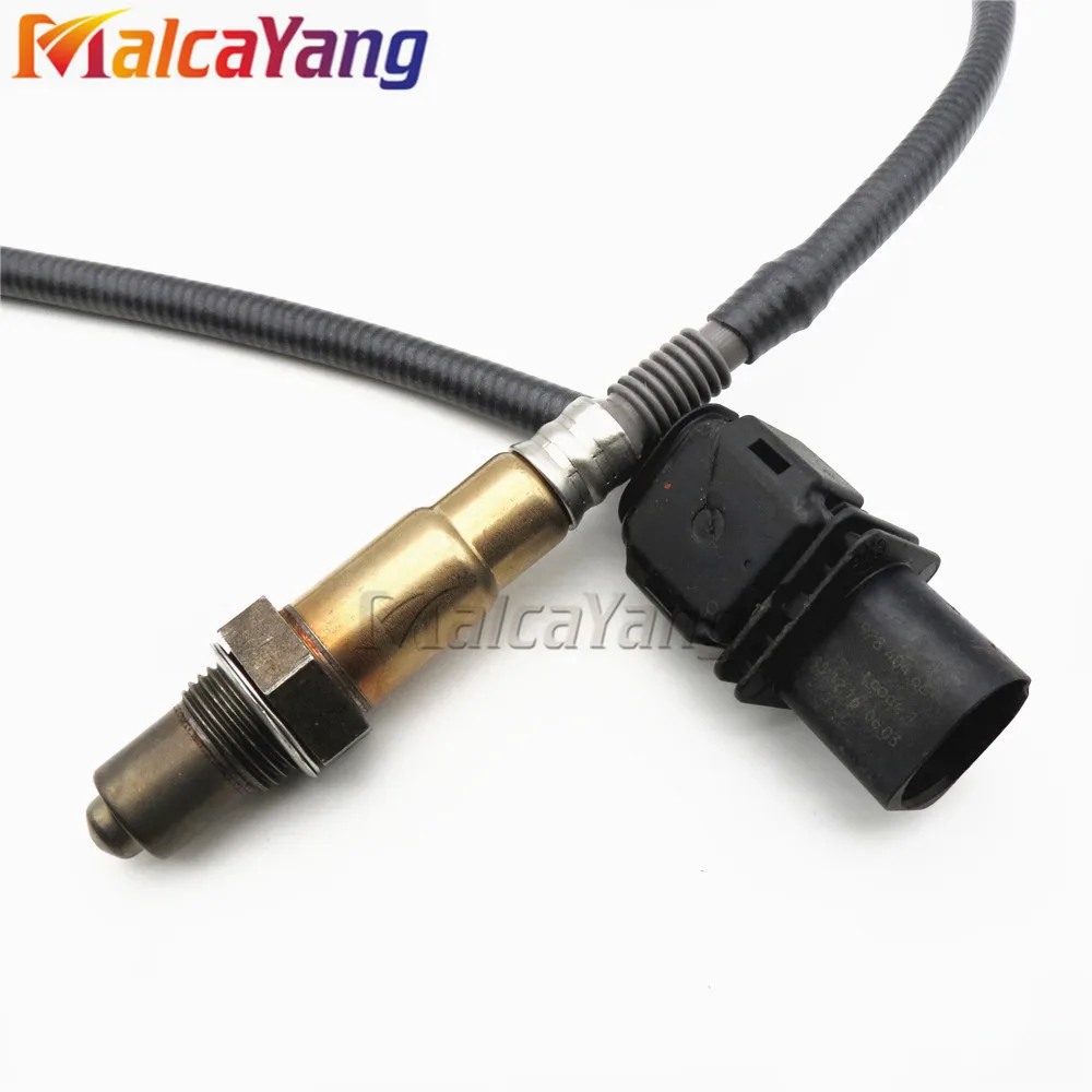 New 0258017025 Lambda O2 Exhaust Gas Oxygen Sensor For VW Skoda Audi LSU 4.9 Wire Band OE#0 258 017 025