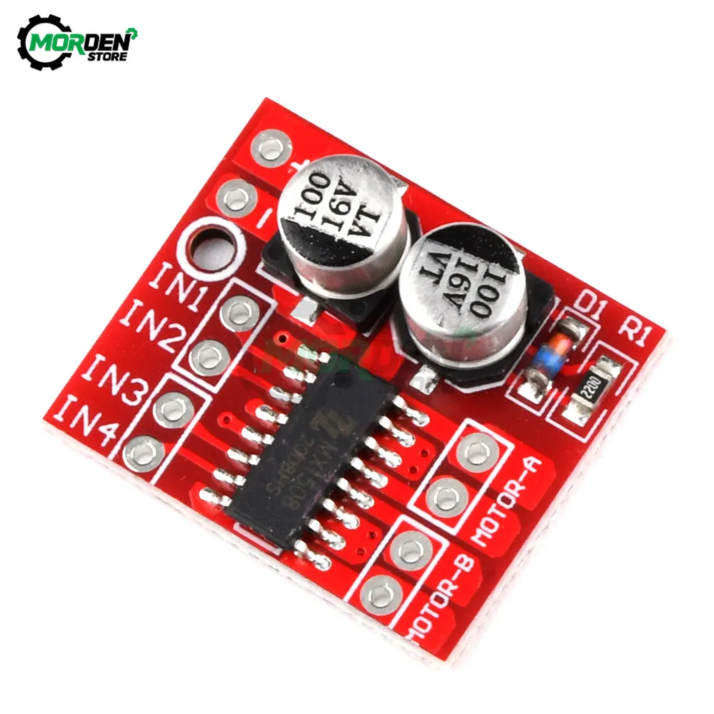 L298N Driver Board Module Stepper Motor Smart Car  Breadboard Peltier High Power DC Motor Driver for arduino Dropship