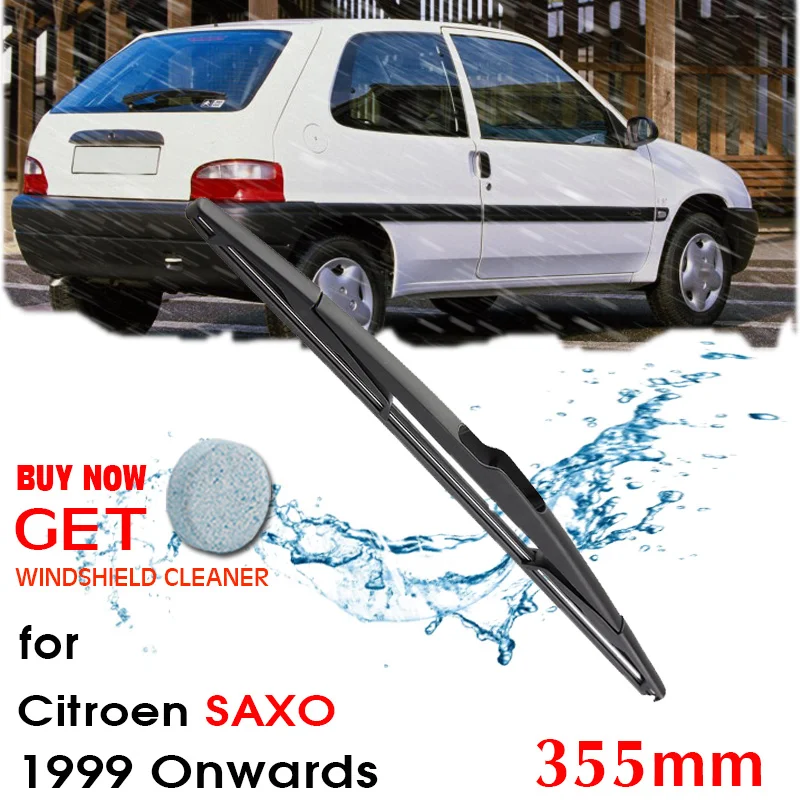 

Car Wiper Blade Rear Back Window Windscreen Windshield Wipers Auto Accessories For Citroen SAXO Hatchback 1999 Onwards 355mm