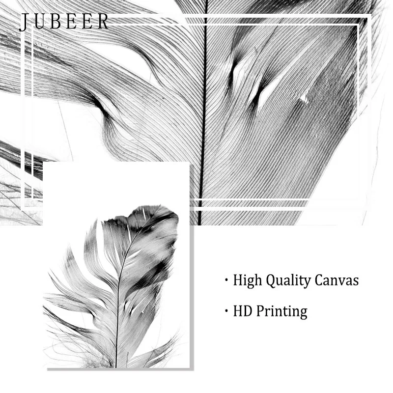 الشمال الملصقات الأسود و زهرة بيضاء طباعة الهندباء جدار الفن ريشة قماش صور لغرفة المعيشة الديكور لوحات حائط #5