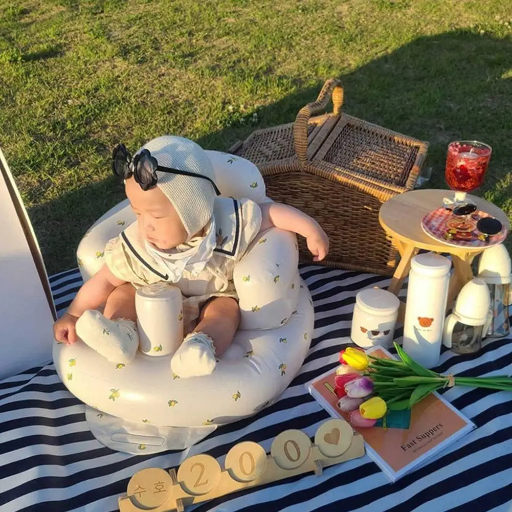 Seggiolino per divano riscaldabile in PVC per bambini proteggi la colonna vertebrale forma unica sedia da bagno multifunzionale per bambini che impara a mangiare la sedia da pranzo