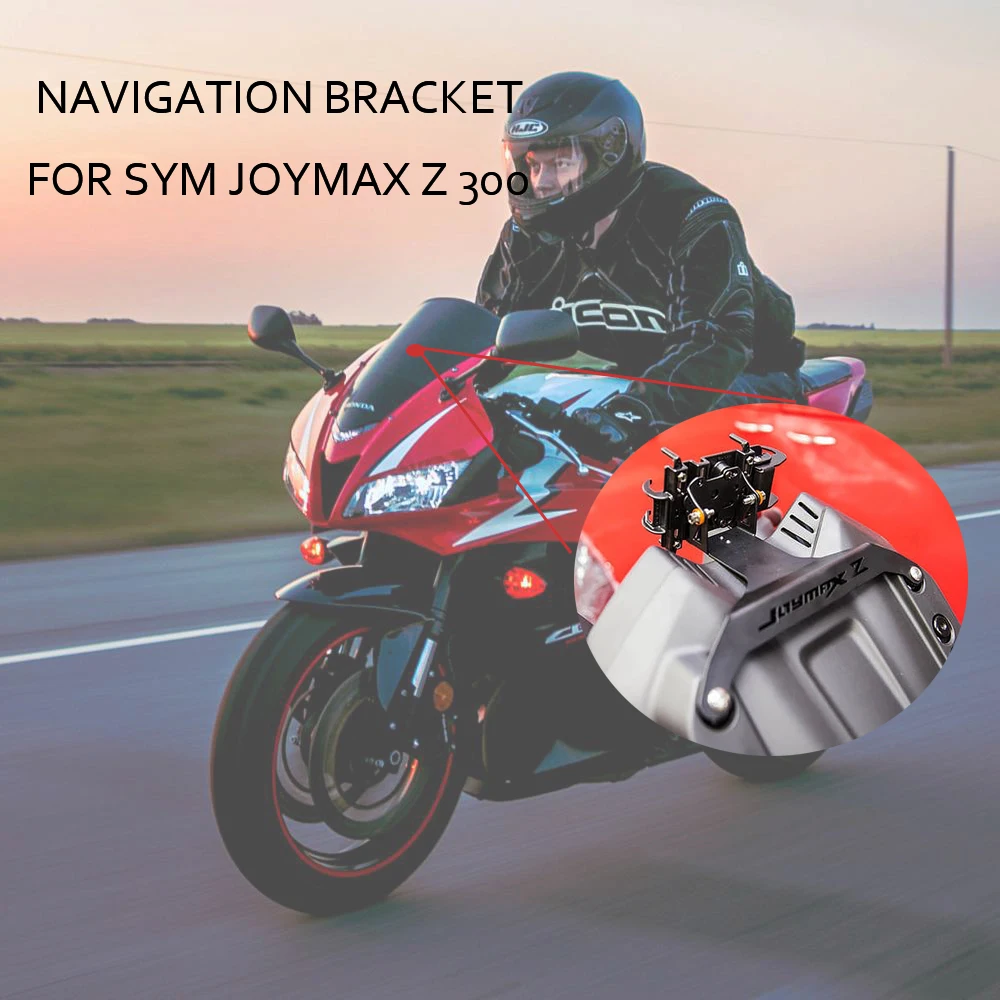 

NEW Motorcycle For SYM JOYMAX Z 300 Windshield Mount GPS Smartphone Holder Navigation Bracket