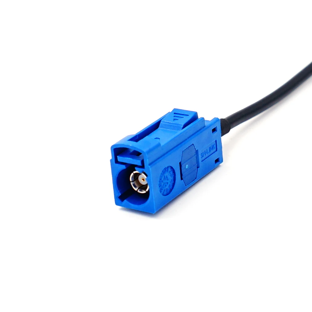 RP SMA Weiblichen zu Fakra c typ Adapter Stecker zu GPS Antenne Verlängerung Kabel RG174 Zopf – Detail 1