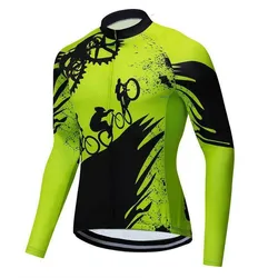 Camisola de ciclismo de manga comprida masculina, roupa MTB, proteção solar, camisas de bicicleta, tops ao ar livre, roupas esportivas de bicicleta, novo design, 2022