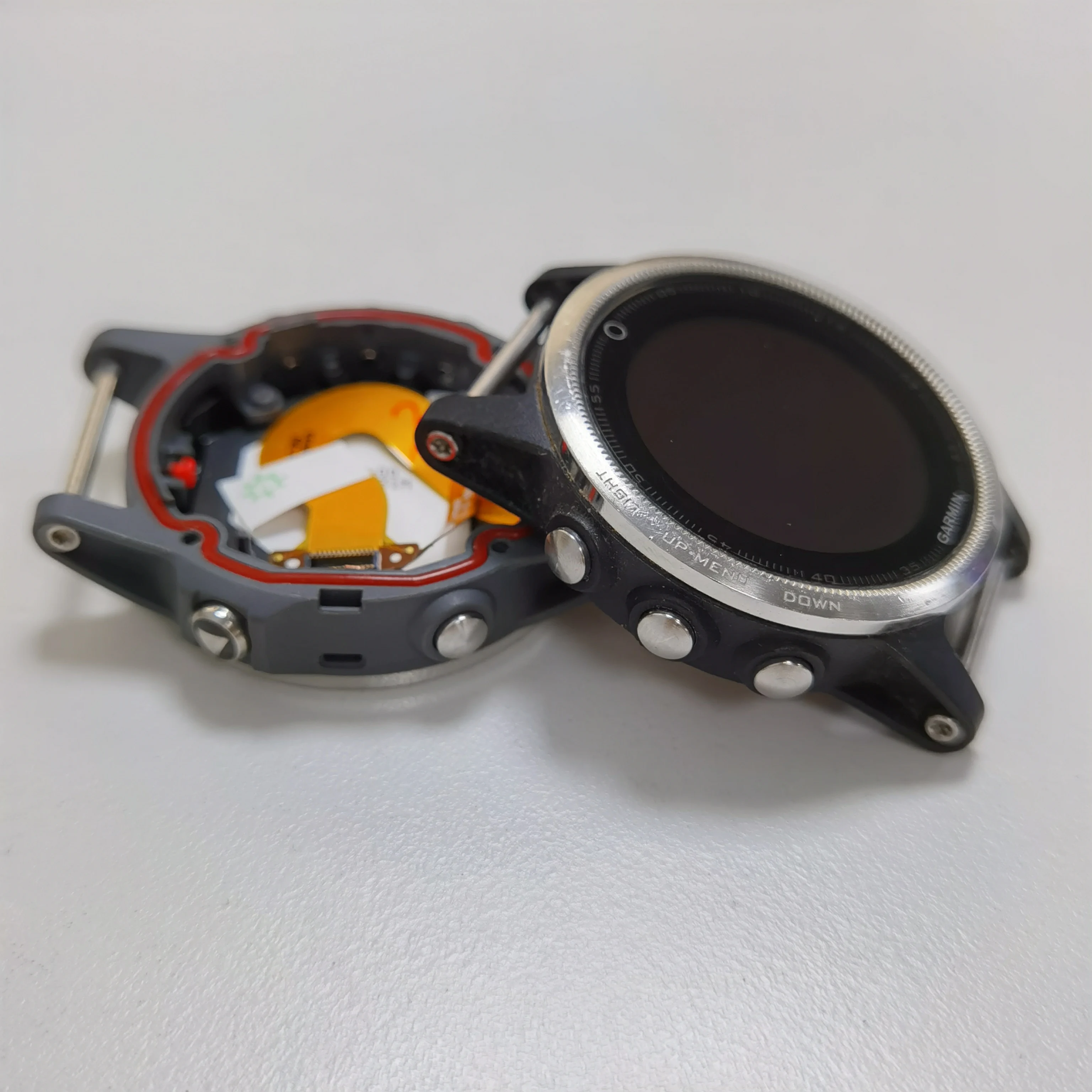 LCD Display Screen For Garmin Fenix 5S  Fenix 5S LCD Display With Front Case With Button Repair Replacement Optional Parts