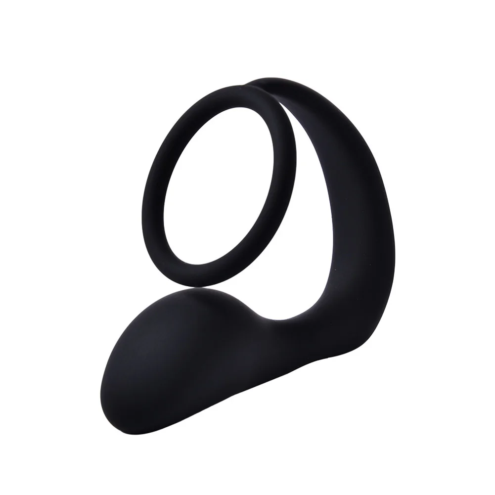 Silicone Male Prostate Massager Adult Non-vibrating Sex Products Sex Toys Great For Men Or Same-sex Couple Sensitive Cock Rings