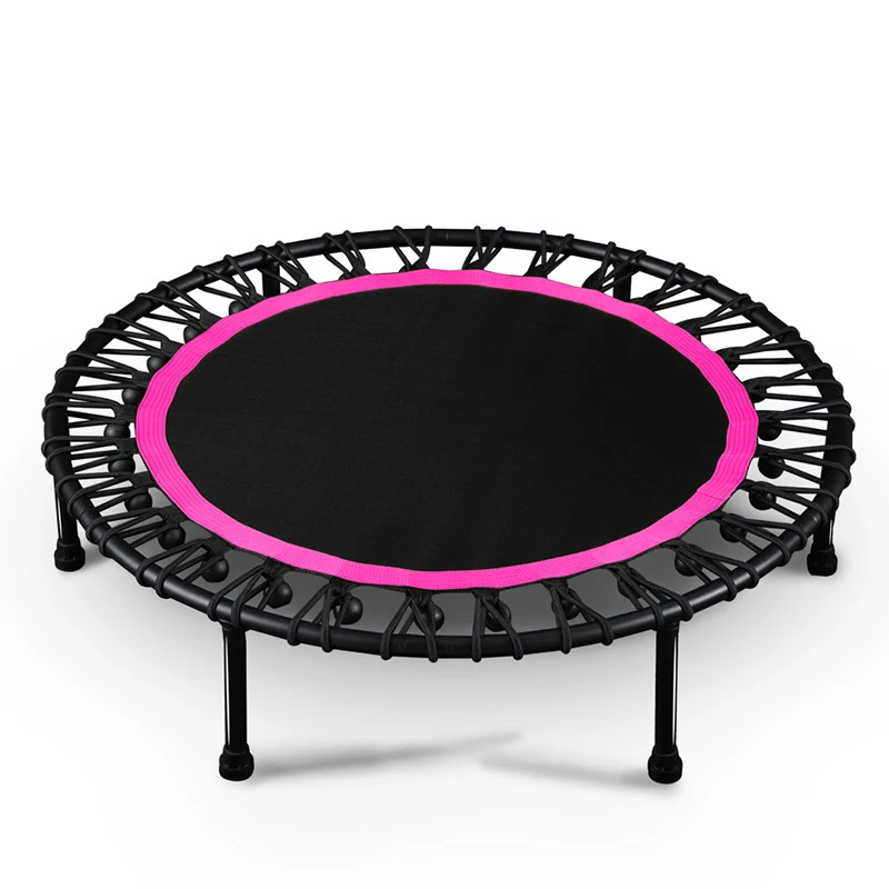 40 Inch Foldable Fitness Jump Trampoline For Adults Indoor Aerobic Sport Bodybuilding Exercise Training Elastic Jump Trampolines