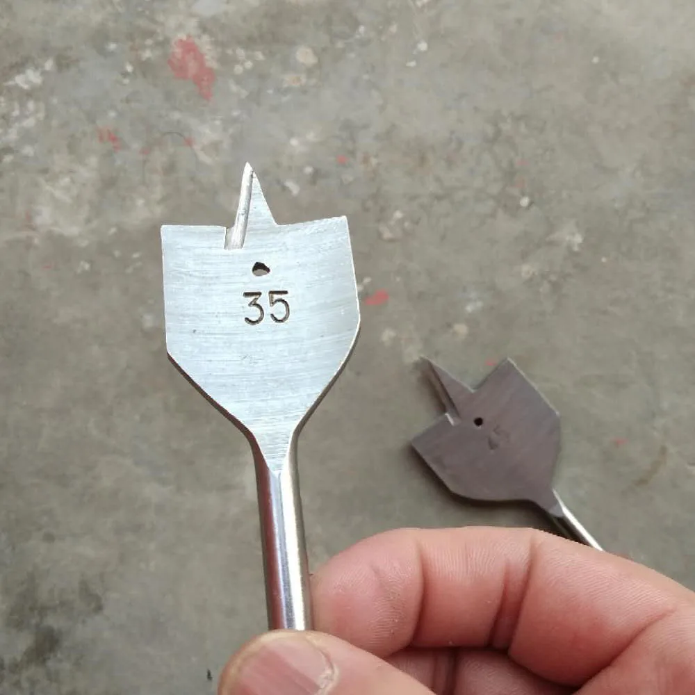 Juego de brocas planas de acero de alto carbono para madera, 10-55mm, brocas de pala para carpintería, juegos de herramientas de carpintería duraderas, 10 Uds.