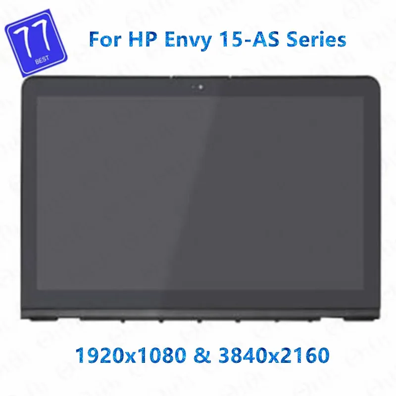 Lcd-scherm Touch Digitizer Vergadering + Frame Voor Hp Envy 15-Als 15-as101na 15-as128tu 15-as120nr 15-as168nr 15-as182cl 15-as105tu