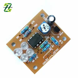 LM358 LED zestaw oświetleniowy do oddychania elektroniczny zestaw do samodzielnego montażu zestawy elektroniczne DIY części oddech światła zestaw DIY