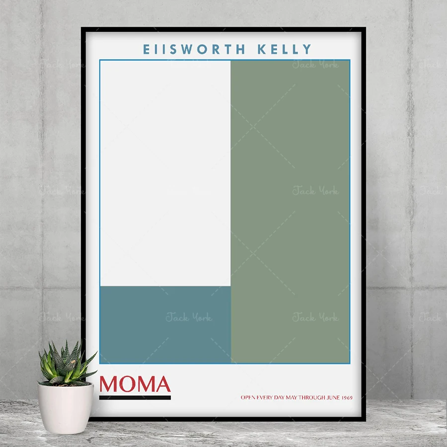 

ELLSWORTH KELLY POSTER 1959