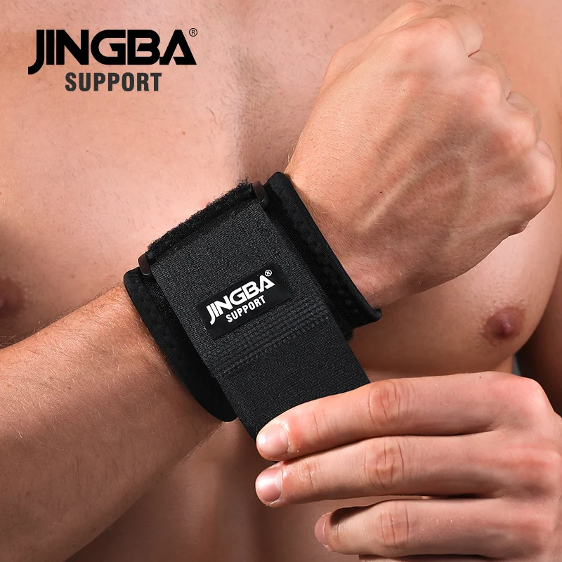 JINGBA SUPPORT Adjustable weightlifting wristband Support Fitness Bandage Wrist Support Protective gear wrist band Tennis Brace