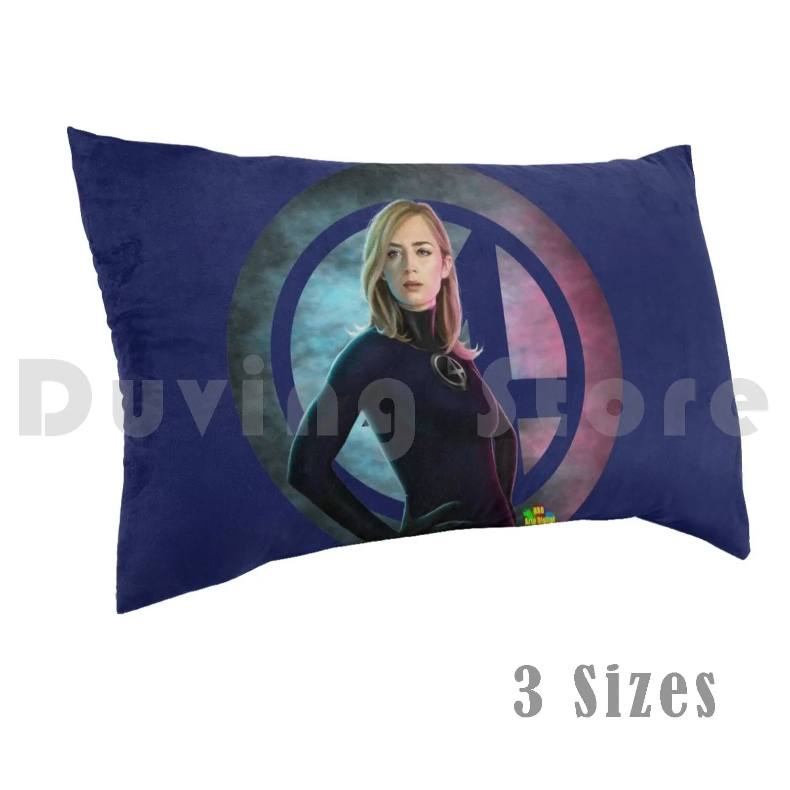 Invisible WomanPillow case Invisible Woman No Digital Art Fantastic 4 The The 4 Fntics Ucm