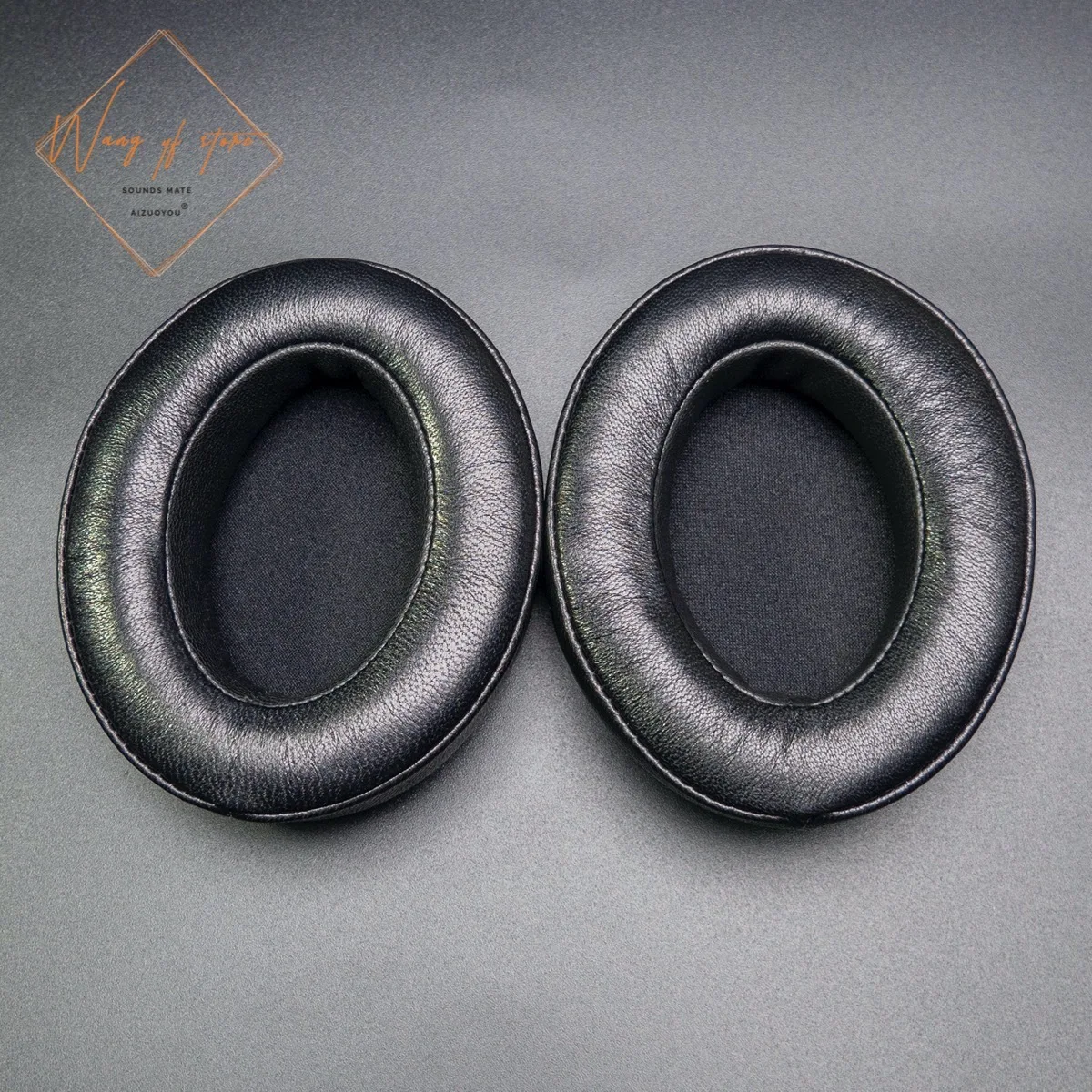 Sheepskin Ear Pads Foam Cushion For Audeze Mobius,Penrose Headphone EarPad Real Leather Lambskin Ear Seals