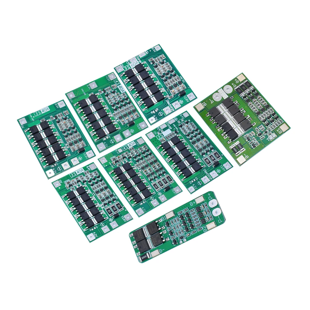 3S/4S 20 40A 60A Li-ion Lithium Battery Charger Protection Board 18650 BMS Drill Motor 11.1V 12.6V/14.8V 16.8V Enhance/Balance