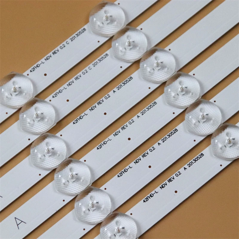 LED Full Array Bars For LG Innotek 42FHD-L NDV REV0.2 A C Type LED Backlight Strips Matrix Kit LED Lamps Lens Bands Tapes Rulers