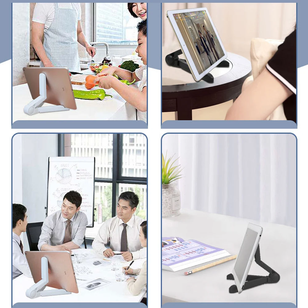 Homhu Desktop Folding Tablet Holder For 4 to 12.9 inch Universal Mobile Phone Tablet Stand For Xiaomi Samsung Huawei iPad Stand