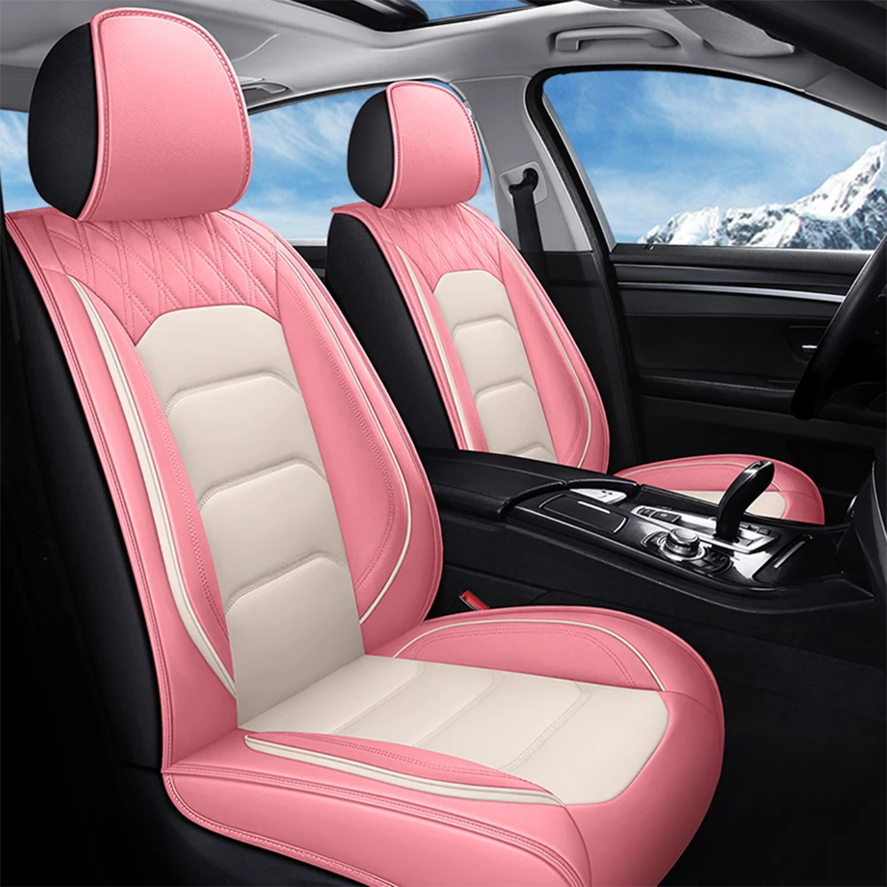 Leather Car Seat Cover for Toyota chr RAV4 Avensis Camry Avalon Land Cruiser Reiz 4runner Fortuner Allion Venza Zelas Seat Cover