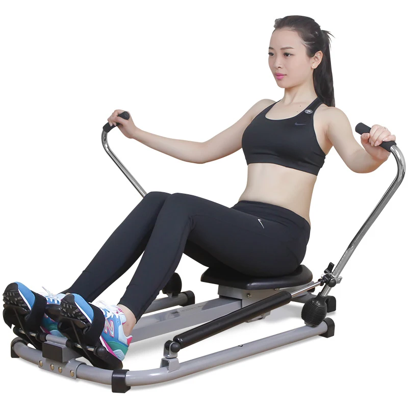 Rowing machine home silent hydraulic rowing machine fitness equipment multi-function scull rowing exercise waist and back