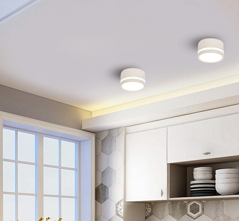 Aluminum Surface Mounted Downlight 220V indoor Led Spot Lights 5W 7W 9W Round Down Lights Lighting Fixture for Home