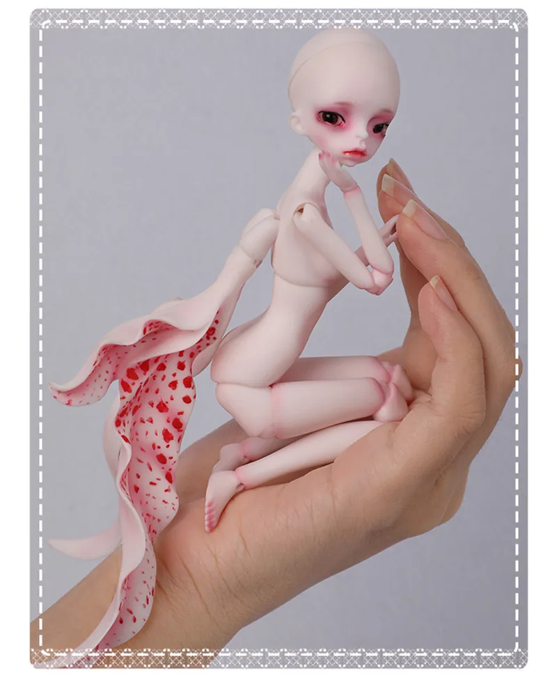 BJD doll is suitable for 1/8 size Iris limited small pet joint doll resin material doll accessories (give 6 small gifts)