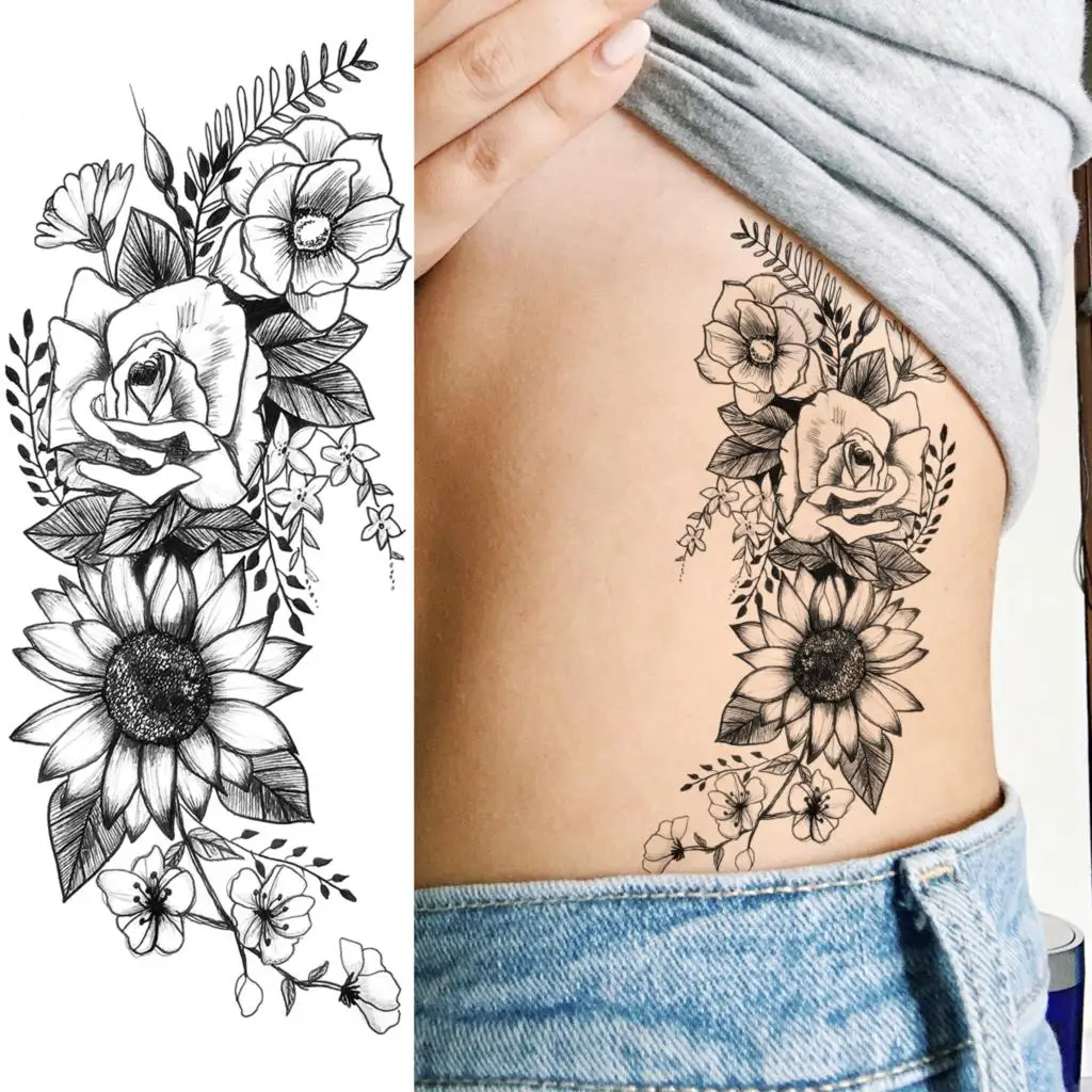 Manica a tema botanico : r/tattoo, image size:1024x1024