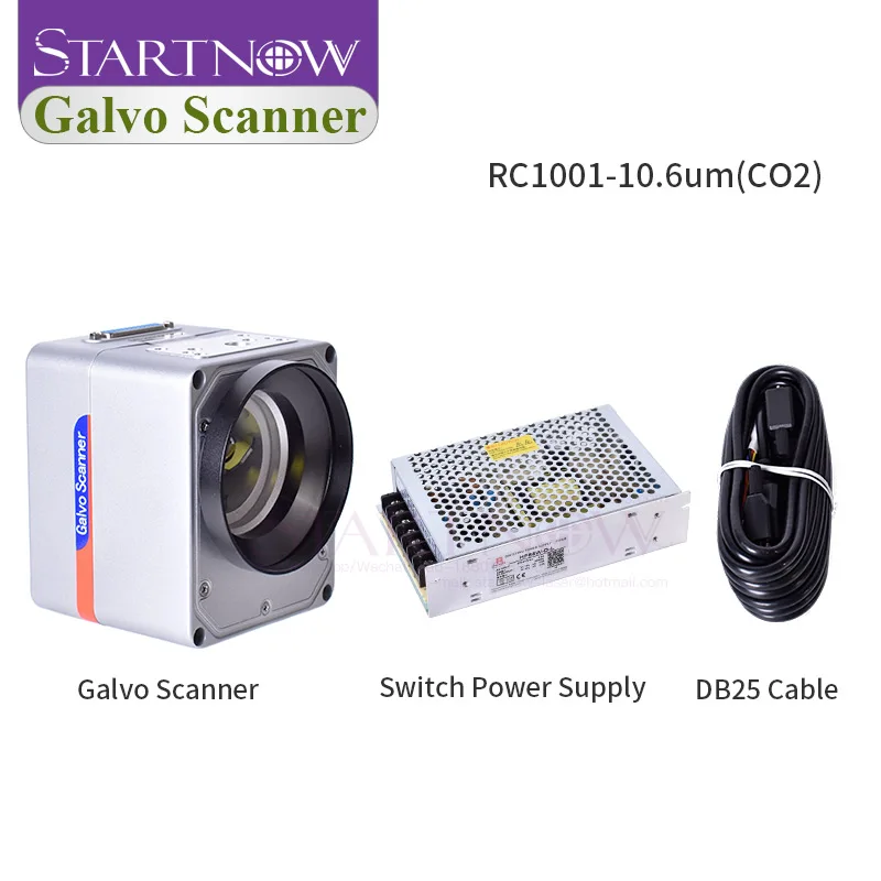 Imagem -05 - Sino Galvo-cabeça Galvo Conjunto com Luz Indicadora Vermelha Galvanômetro de Varredura Fibra Co2 Máquina de Marcação a Laser uv Scanner Rc1001