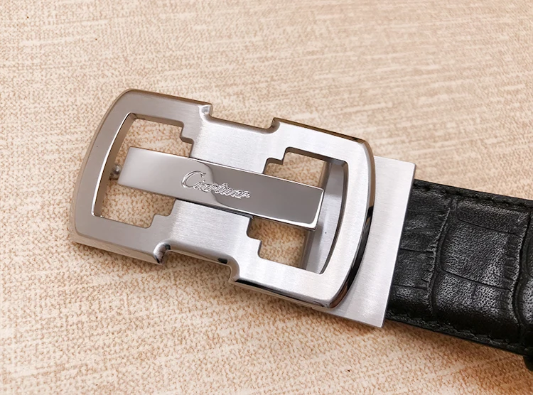 Ceinture en cuir véritable pour hommes, haute qualité, combinaison première couche, petite boucle en laiton ciartuar, pantalon, nouveau design,