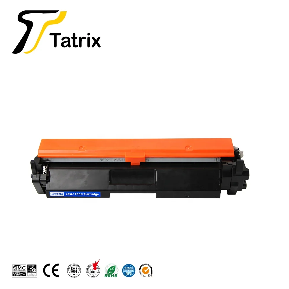 

Tatrix 30X CF230 CF230X Compatible Toner Cartridge for HP LaserJet Pro M203dn/M203dw/ MFP M227sdn/M227d/ M227fdn/M227fdw Printer