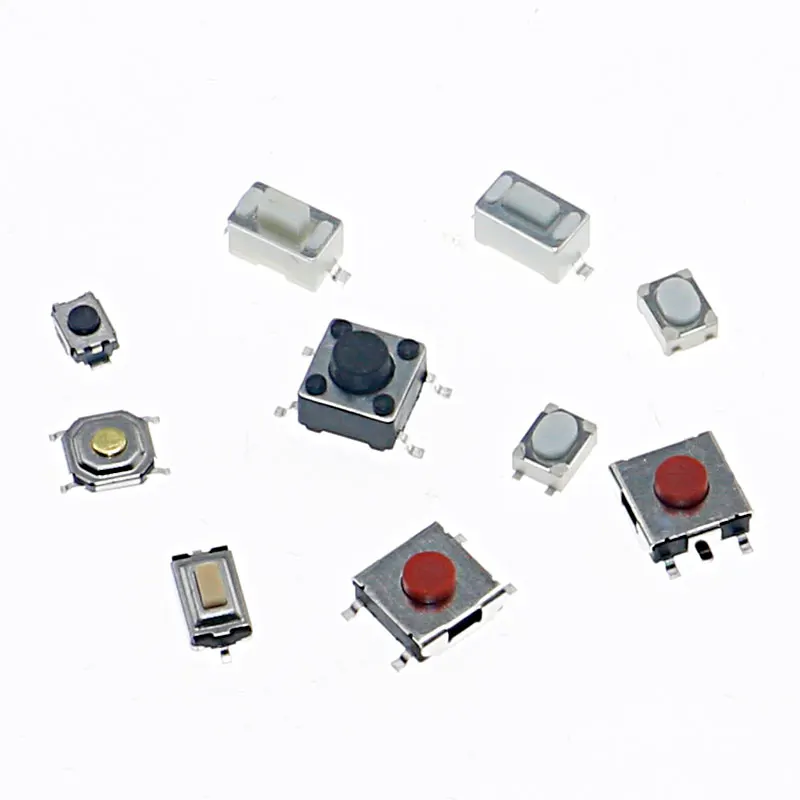 200pcs/Box Micro Switch 10 Types Remote Control Key SMD SMT Switch Microswitch For TV Audio Equipment