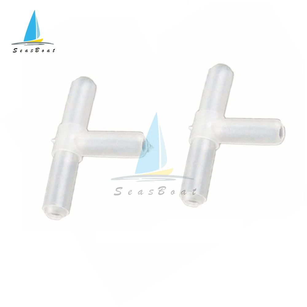 10ชิ้น/ล็อต4มม.3 Aquarium Fish Tank Air Pump Connector T Connector วาล์ว Air ท่ออุปกรณ์เสริม