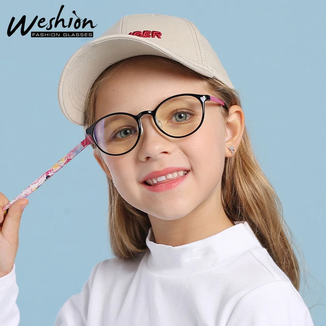 Gafas con luz azul para ninos y ninas lentes opticas TR90 flexibles montura para miopia e hipermetropia graduadas 2024 AliExpress