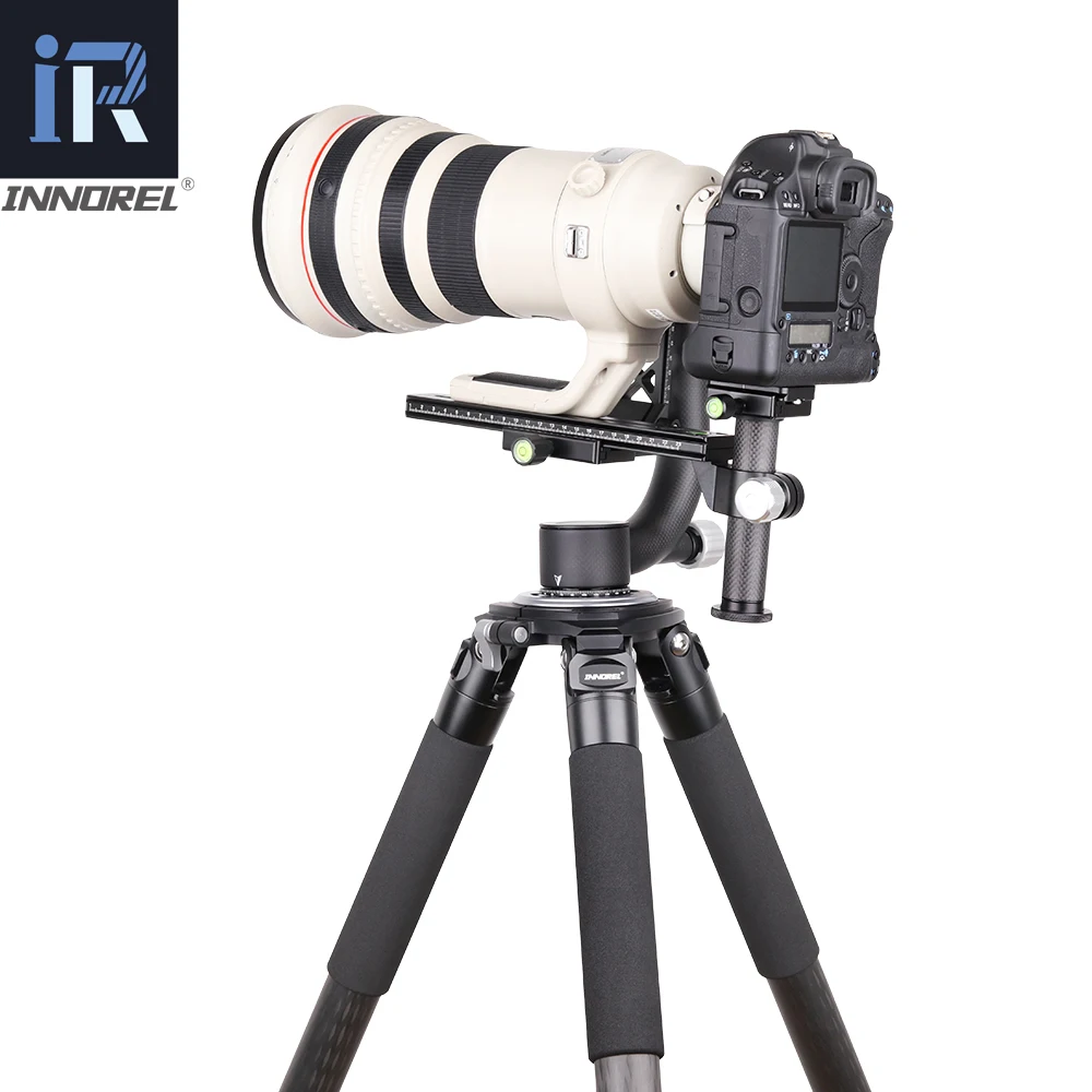 Soporte de lente teleobjetivo de enfoque largo, placa de liberación rápida alargada, Pilar de sujeción de cámara para Arca Swiss, cabezal de trípode para observación de aves