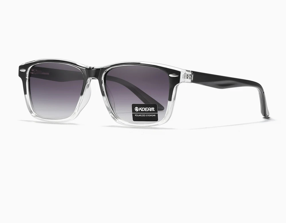 KDEAM TR90 Rahmen und Farbverlauf polarisierte Brille UV100 % Herren-Angelsonnenbrille, langlebiges Material – Detail 11