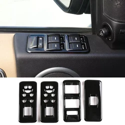 4 pcs ABS for Land Rover Range Rover Sport L320 LR3 2005-08 Car Window Lift Switch Button Cover Stickers Car Accessories 2 Style