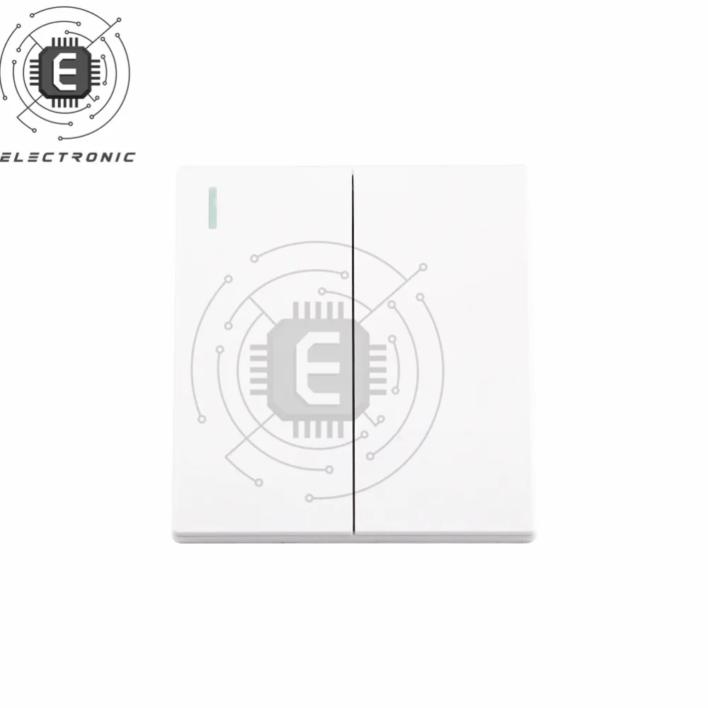 Panel de pared transmisor remoto inalámbrico, interruptor RF de 1, 2 y 3 vías, 433MHZ, para bombilla de lámpara, interruptor remoto de pared, botón pulsador