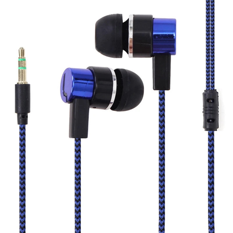 For Smartphones For Samsung Xiaomi Huawei iPhone Earphones Headsets Without Built-in Microphone 3.5mm In-Ear Wired Earphone