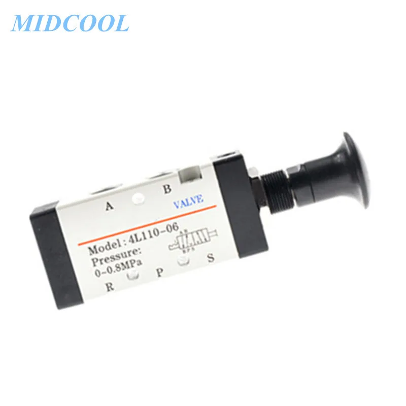 Push-pull Valve 4L Series 4L110 4L210 4L310 5 Port 2 Position