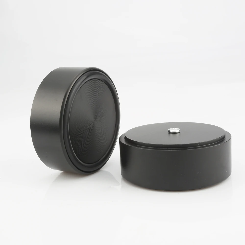 4 pçs 58x22mm amplificador de alumínio completo alto-falante isolamento pés turntable monitor cd dac rádio vibração suporte almofada base