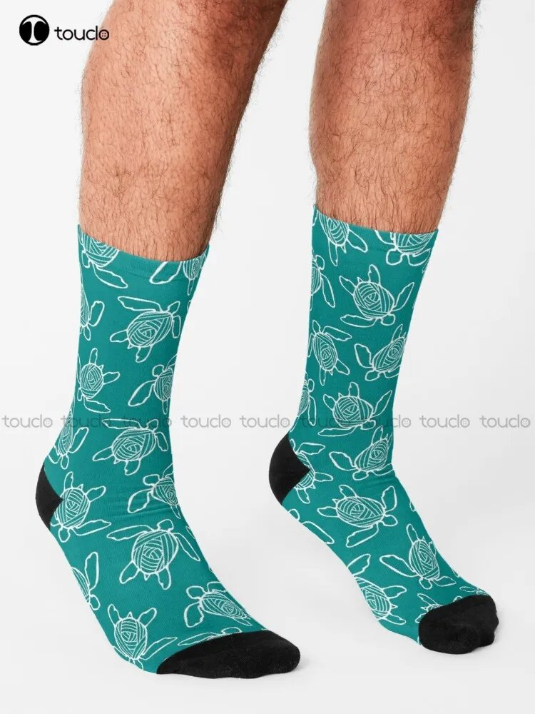 I Sea What You Did There. Socks Men Athletic Socks Personalized Custom Unisex Adult Teen Youth Socks 360° Digital Print