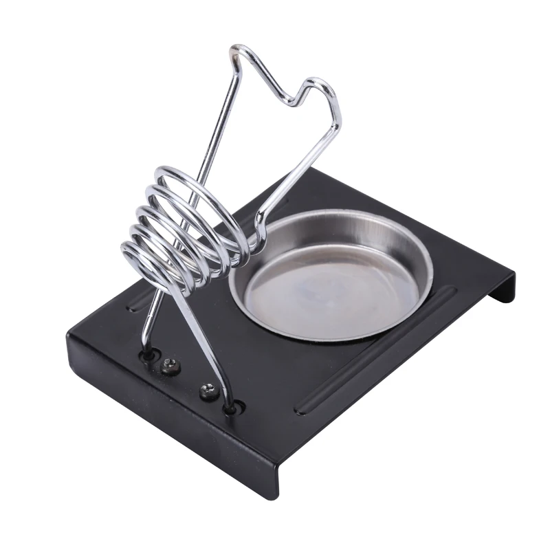 Soldering ปืนเหล็ก Stand Holder สถานีสนับสนุนเหล็กแผ่นโลหะฐาน Soldering Repair เครื่องมือ