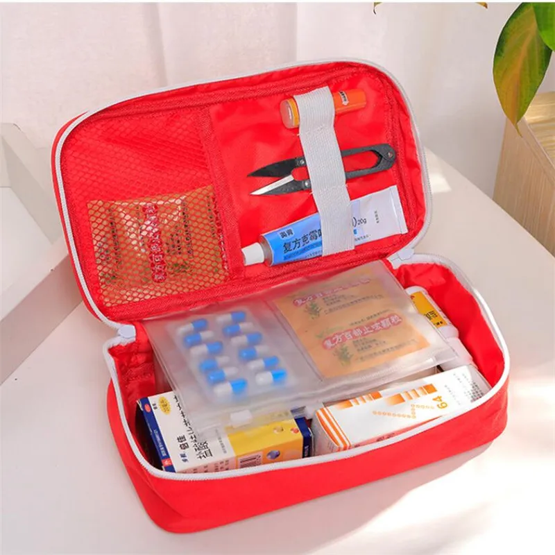 Portable Storage Bag First Aid Emergency Medicine Bag Outdoor Pill Survival Organizer Emergency Kits Package Travel Accessories