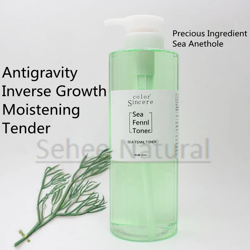 1000ml Anti aging Oxidation Saccharification Sea Fennl Toner  Firming Anti Gravity Skin Care Toner